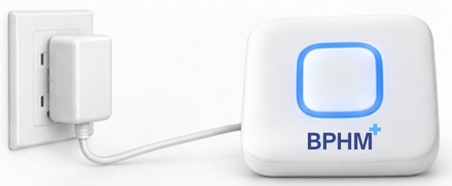 Cellular Gateway connected by its power adapter to a wall outlet